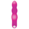 Розовый фигурный вибростимулятор с подсветкой Afterglow - 16,5 см. купить в секс шопе