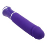 Фиолетовый силиконовый вибратор ECSTASY Greedy Dong - 19 см. купить в секс шопе