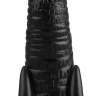Черный анальный стимулятор в виде хобота - 20 см. купить в секс шопе