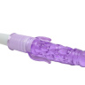 Фиолетовый вибратор с дополнительными отростками - 21 см. купить в секс шопе