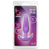 Фиолетовая анальная пробка в форме якоря Slim Anal Plug - 10,8 см. купить в секс шопе