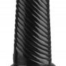 Черный анальный реалистичный стимулятор - 31 см. купить в секс шопе