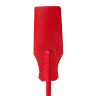 Красный стек с кожаной ручкой - 70 см. купить в секс шопе