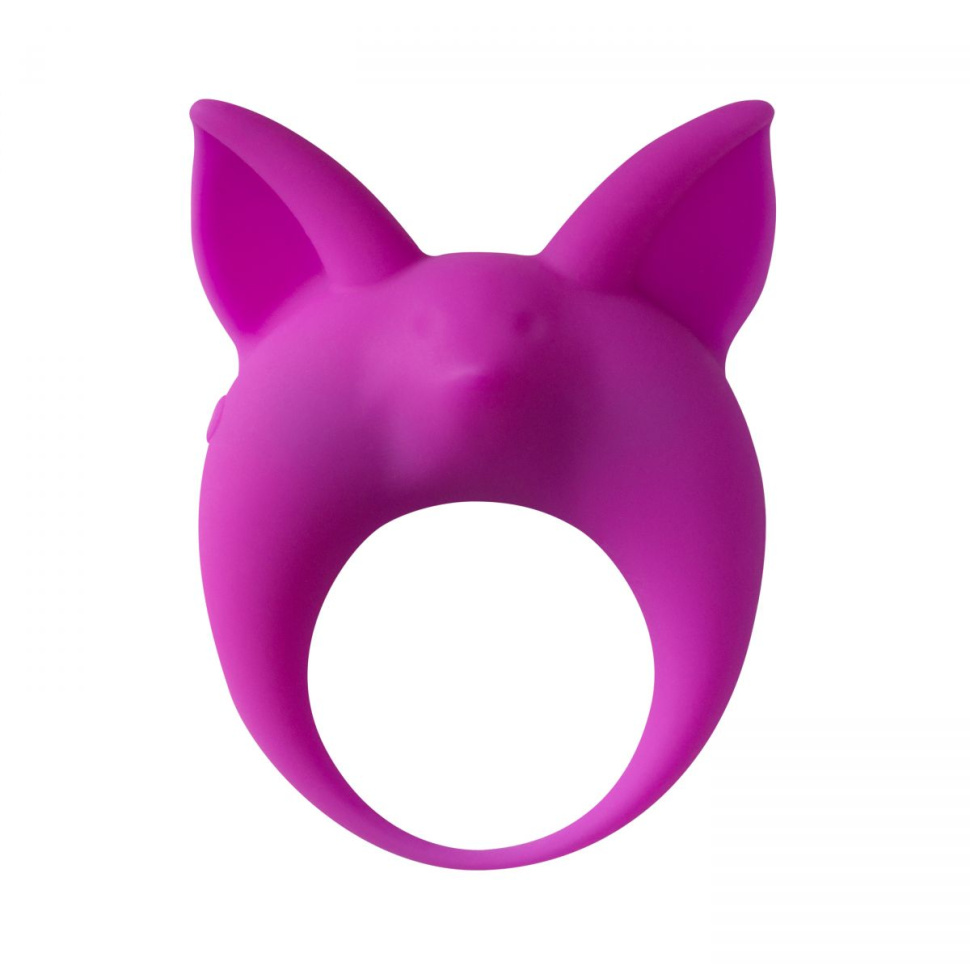 Фиолетовое эрекционное кольцо Kitten Kyle купить в секс шопе