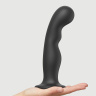 Черная насадка Strap-On-Me Dildo Plug P G size XXL купить в секс шопе