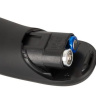 Черная надувная анальная пробка Inflatable Vibrating Butt Plug - 12,2 см. купить в секс шопе