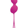 Ярко-розовые вагинальные шарики L3 купить в секс шопе