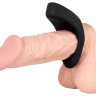 Чёрное эрекционное виброкольцо Lust Vibrating Cock Ring купить в секс шопе