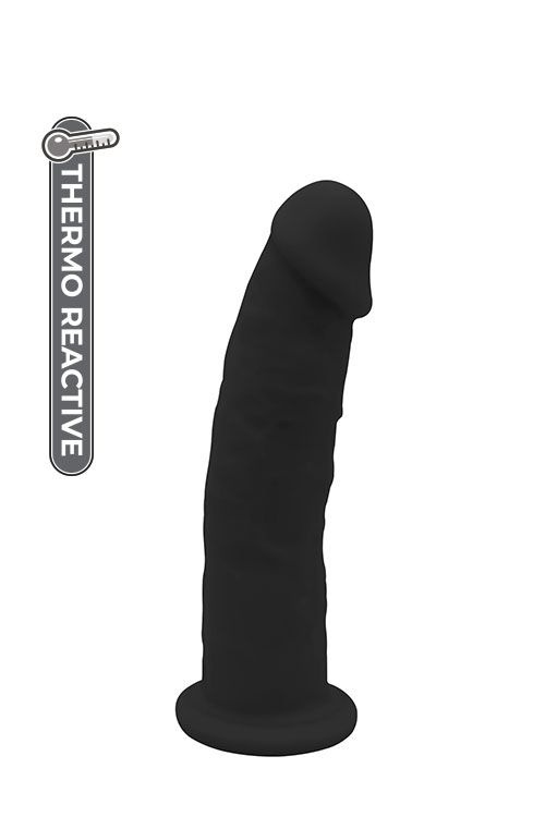 Черный фаллоимитатор-реалистик DILDO 6INCH - 15,2 см. купить в секс шопе