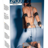 Кожаный ошейник с оковами ZADO Complete купить в секс шопе