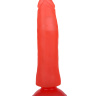 Фаллоимитатор гелевый с присоской на основании - 17 см. купить в секс шопе