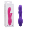 Фиолетовый вибратор INDULGENCE Frolic Bunny - 18,5 см. купить в секс шопе