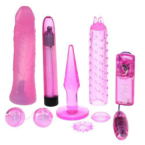 Розовый эротический набор Mystic Treasures купить в секс шопе
