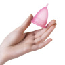 Розовая менструальная чаша - размер S купить в секс шопе