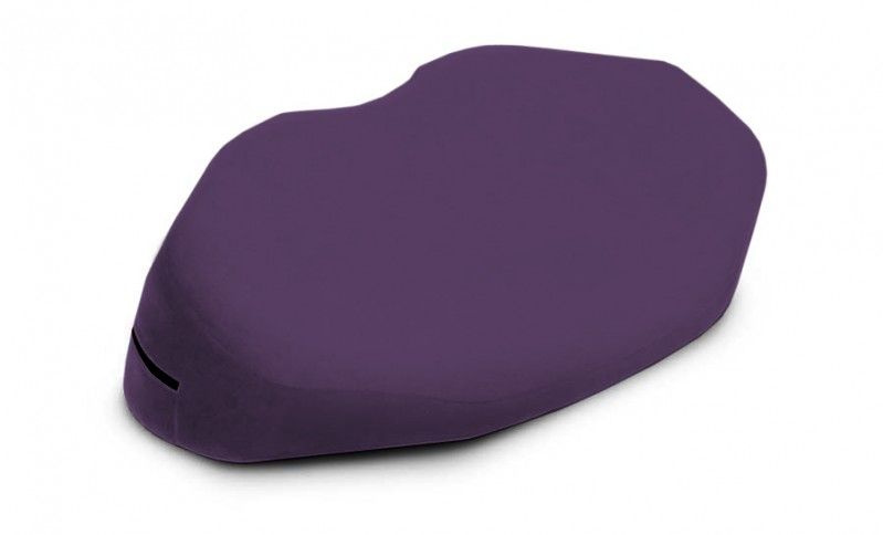 Фиолетовая вельветовая подушка для любви Liberator Retail Arche Wedge купить в секс шопе