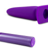 Фиолетовый анальный вибромассажер B5 - 13,97 см. купить в секс шопе