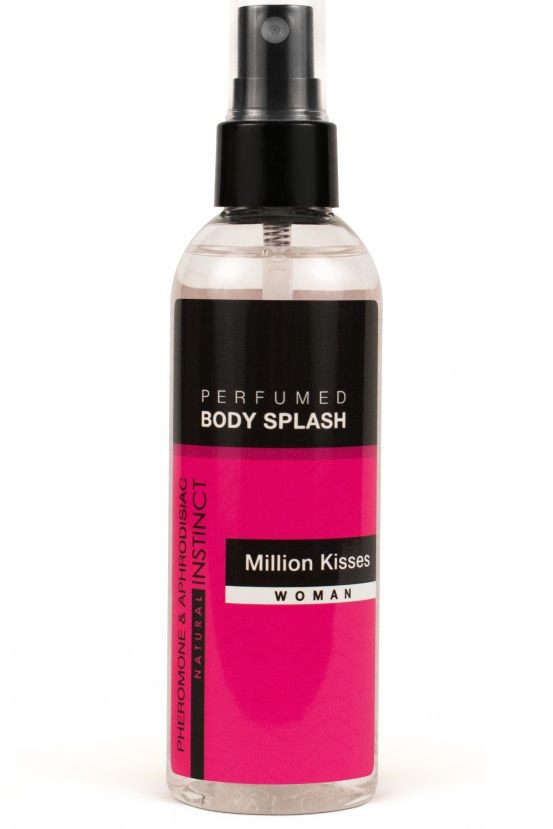 Женский спрей для тела с феромонами Million Kisses - 100 мл. купить в секс шопе