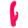 Розовый вибратор-кролик Rechargeable Mini Rabbit Vibrator - 15,2 см. купить в секс шопе