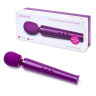 Фиолетовый жезловый мини-вибратор Le Wand Petite c 6 режимами вибрации купить в секс шопе
