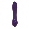 Фиолетовый двусторонний вибратор Thorny Rose - 20 см. купить в секс шопе