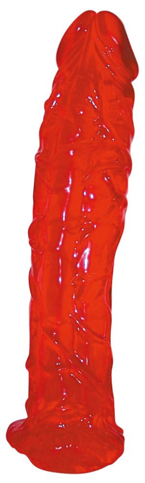 Массивный красный фаллоимитатор Colourado - 22 см. купить в секс шопе
