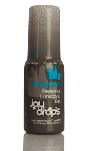 Возбуждающая мужская смазка JoyDrops Erection - 50 мл. купить в секс шопе