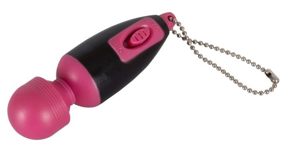 Мини-вибратор Key Ring Vibe в виде брелка - 6,5 см. купить в секс шопе
