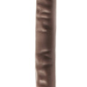 Коричневый двусторонний фаллоимитатор 18 Inch Double Dildo - 45,7 см. купить в секс шопе
