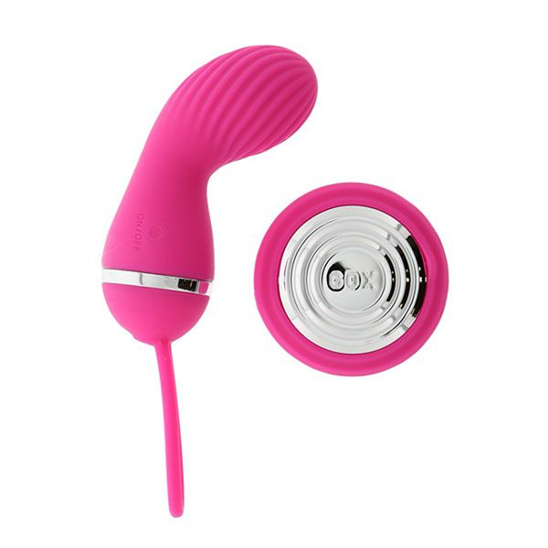 Розовый вибростимулятор с дистанционным управлением LUCY PINK купить в секс шопе