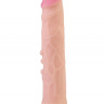 Телесный фаллоимитатор на присоске FLEX   FIX SISTEM №54 - 23 см. купить в секс шопе