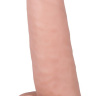 Телесный фаллоимитатор  на присоске  REAL Next №86 - 20,5 см. купить в секс шопе