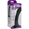 Черная изогнутая насадка Vac-U-Lock G-Spot - 16,5 см. купить в секс шопе