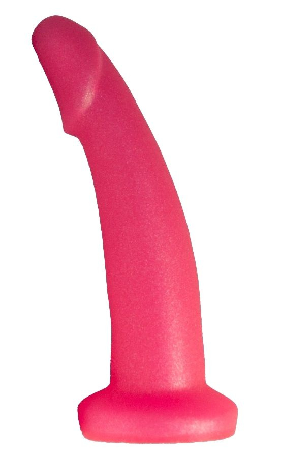 Розовый плаг-массажёр для простаты - 13,5 см. купить в секс шопе