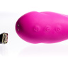 Лиловый сенсорный вибратор Mr.Smart с клиторальным отростком - 20 см. купить в секс шопе