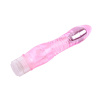 Розовый вибратор Glitters Dual Probe - 22,2 см. купить в секс шопе