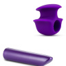 Фиолетовый вибромассажер B6 - 10,16 см. купить в секс шопе