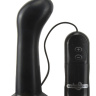 Черная анальная пробка с 4 режимами вибрации E4 CURVE HEAD - 11 см. купить в секс шопе