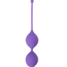 Фиолетовые вагинальные шарики SEE YOU IN BLOOM DUO BALLS 29MM купить в секс шопе