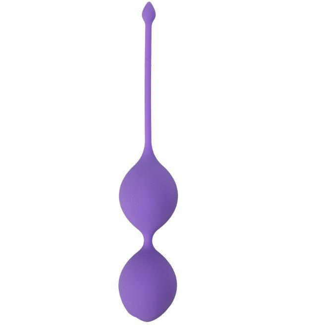 Фиолетовые вагинальные шарики SEE YOU IN BLOOM DUO BALLS 29MM купить в секс шопе