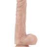 Телесный фаллоимитатор на присоске Dr. Skin Realistic Cock Stud Muffin - 21,6 см. купить в секс шопе