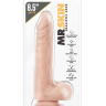 Телесный фаллоимитатор на присоске Dr. Skin Realistic Cock Stud Muffin - 21,6 см. купить в секс шопе
