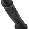Чёрный фаллоимитатор-гигант 15  Cock with Balls - 40,6 см. купить в секс шопе