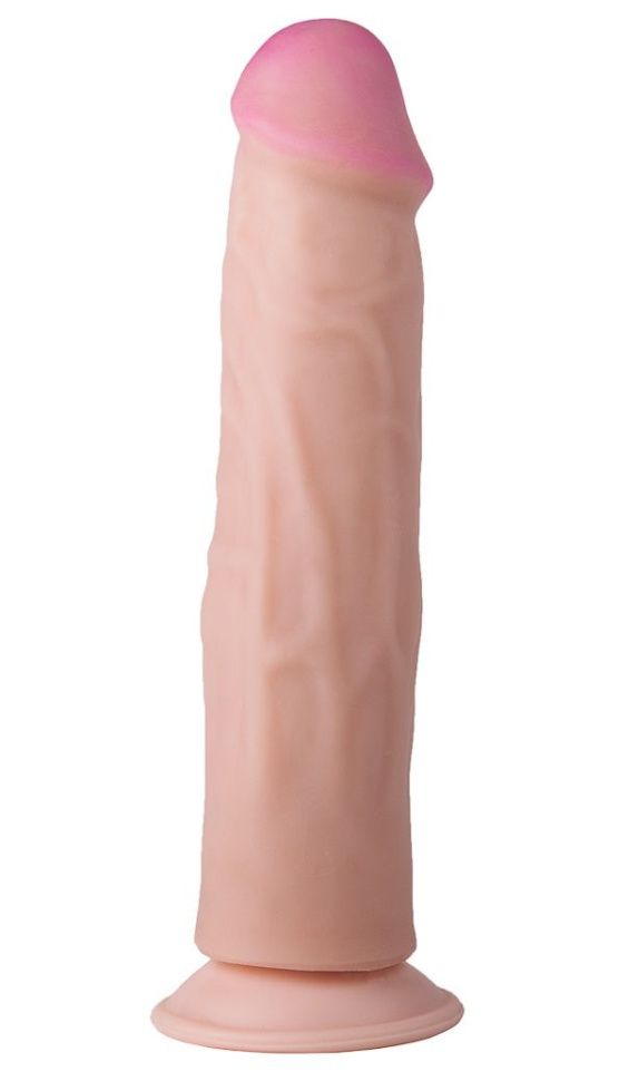 Фаллоимитатор классической формы - 21 см. купить в секс шопе