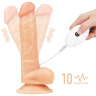 Женский страпон с вибрацией Vibrating Easy Strapon Set 7.5 - 20 см. купить в секс шопе