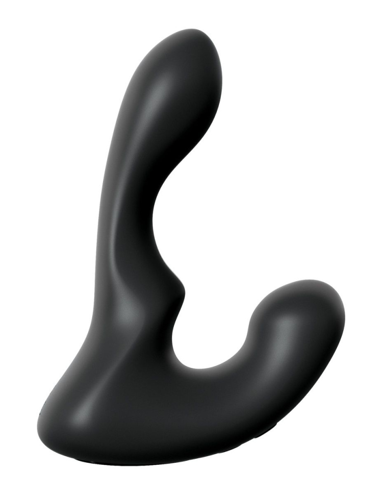 Черный анальный вибростимулятор P-Spot Milker - 14 см. купить в секс шопе