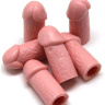 Набор из 6 стирательных резинок в форме пениса купить в секс шопе