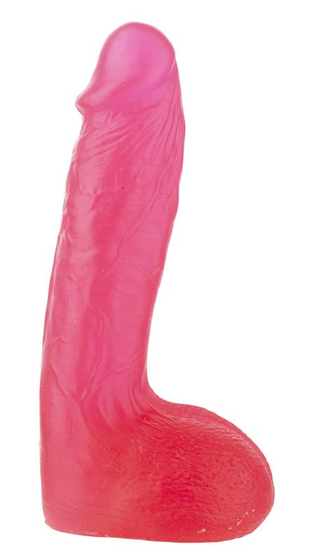 Розовый фаллоимитатор XSKIN 7 PVC DONG - 18 см. купить в секс шопе