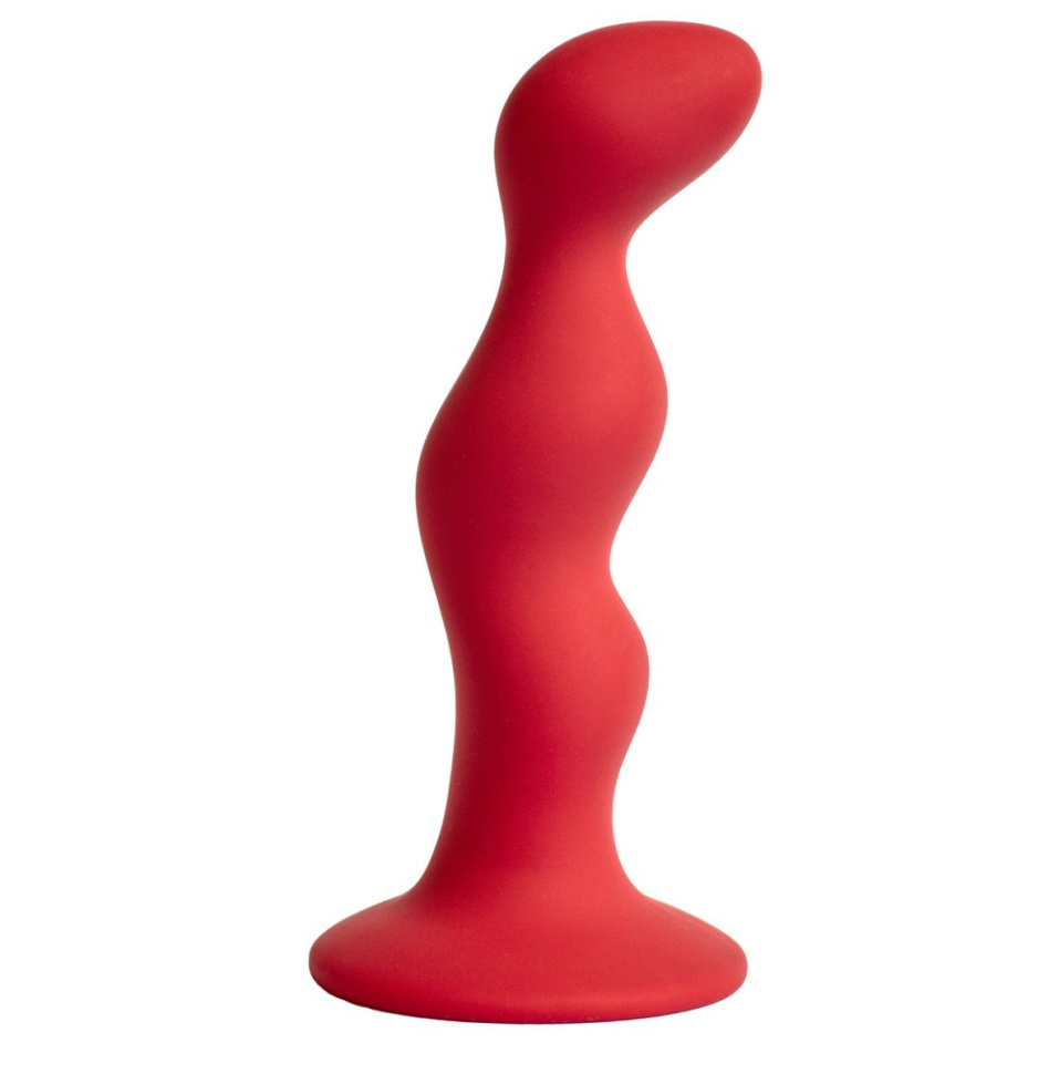 Бордовая анальная пробка Terra - 12 см. купить в секс шопе