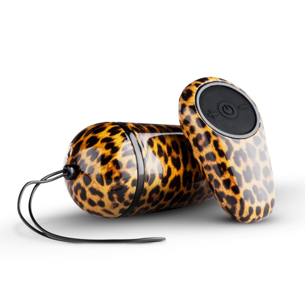 Леопардовое виброяйцо Maha с пультом ДУ купить в секс шопе