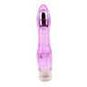 Фиолетовый вибратор Glitters Dual Probe - 21 см. купить в секс шопе